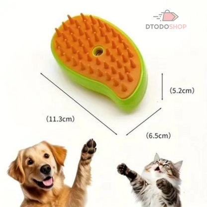 Cepillo de vapor para mascotas 3 en 1